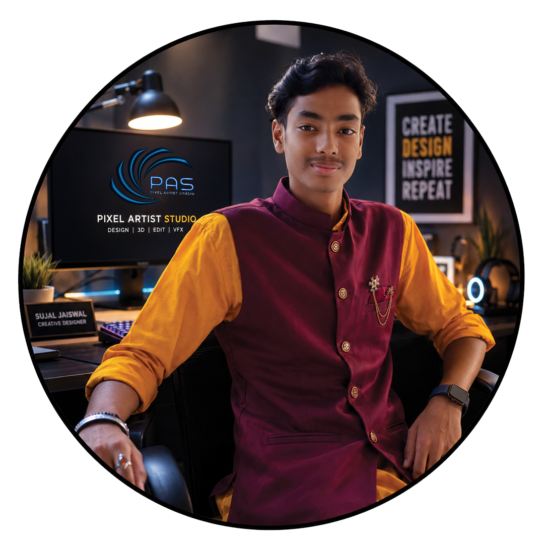 Sujal Jaiswal, Founder of Pixel Artist Studio