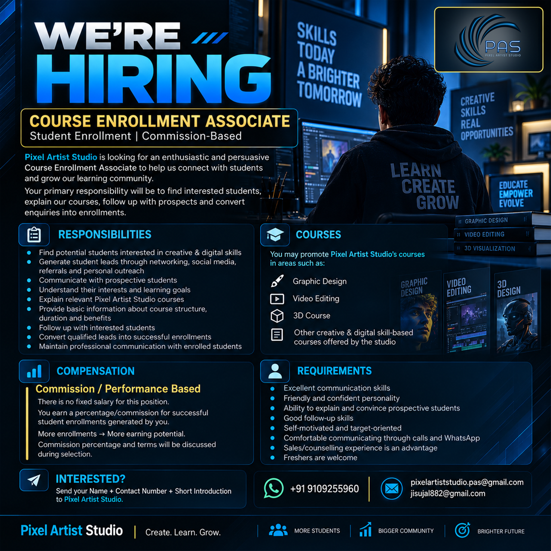 Course Enrollment Associate poster